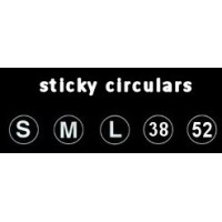 Circular small labels - round sticky material