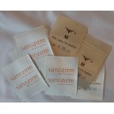 Satin sew in labels ivory 40x50 mm