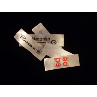 Sew In Satin Labels White 75x20 mm