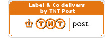 Label and Co ships with TNT Express and PostNL